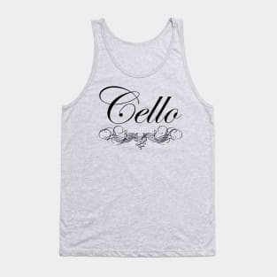 Cello Script Tank Top